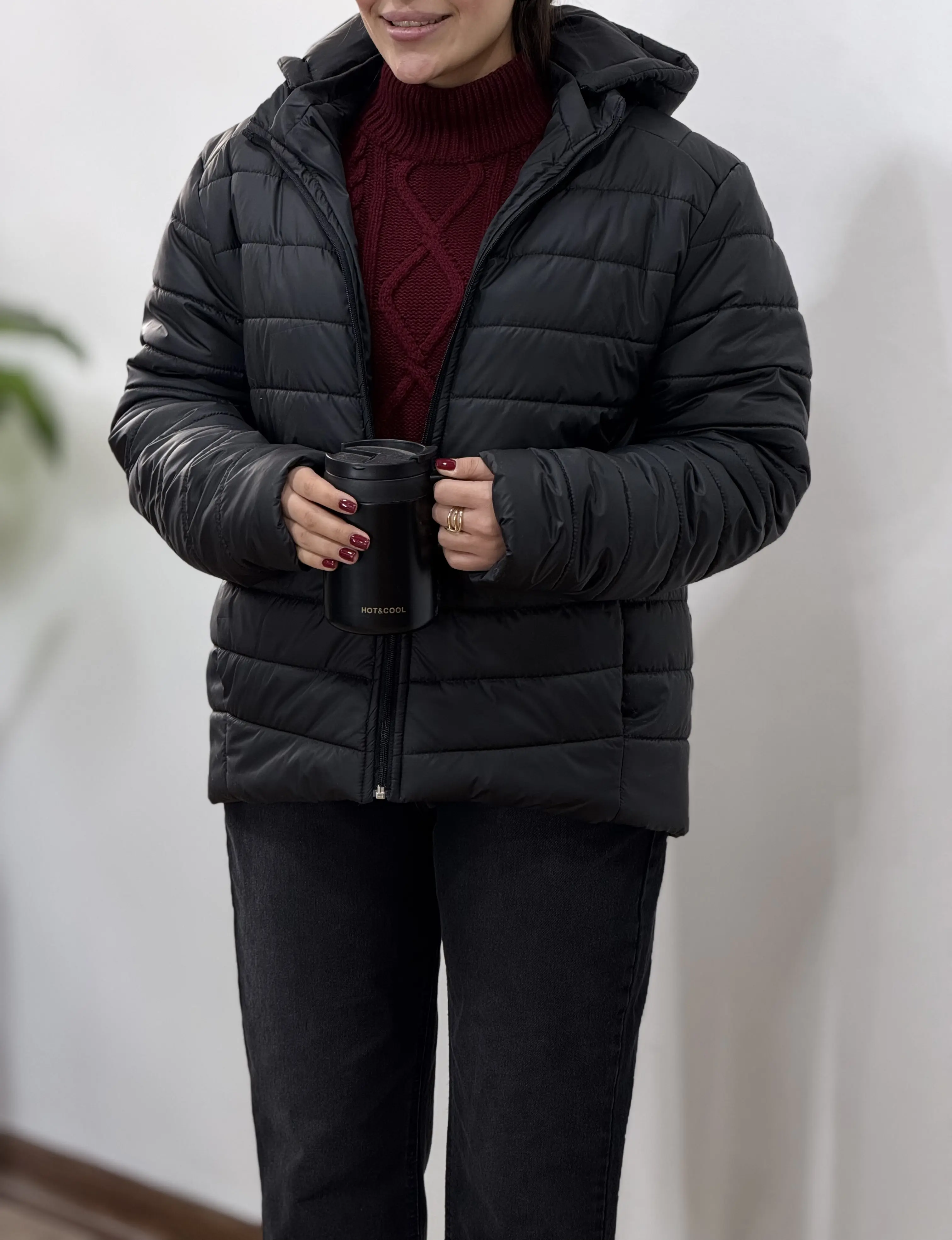 کاپشن زنانه کلاهدار الهه 1